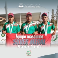 Médaille d&#039;Argent en triplette aux Jeux Sportifs Arabes Algérie 2023